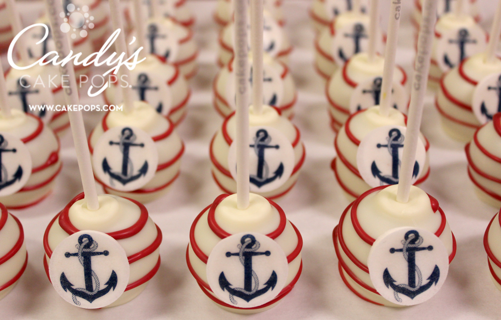 nautical cake pops nautical cake pops